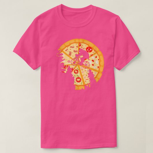T-shirt Funny Food Pizza 710  (Design devant)