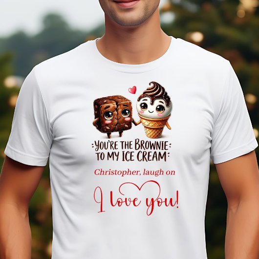 T-shirt Funny Food Valentine Gift for Him Personalized 