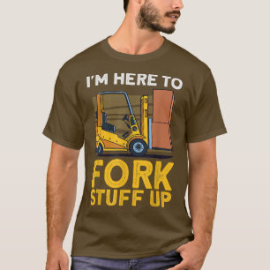 T-shirt Funny Forklifter Opérateur Lift Conducteur de cami