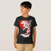 T-shirt Funny Fox Animal Cute Okami Basic Japan Style Retr (Devant entier)