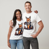 T-shirt Funny Fox Bartender Shirt  (Unisexe)