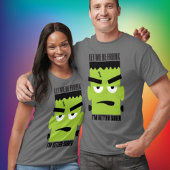 T-shirt Funny Frankenstein Face pour Sober Halloween