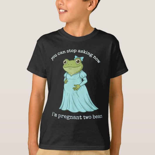 T-shirt Funny Frog Pregnancy Announcement Medieval Pregnan (Devant)