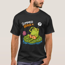 Funny Frog Summer Brain|Grenouille de dessin animé