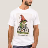 T-shirt Funny Frog T-Shirt: Off to Cause a Kerfuffle  (Devant)