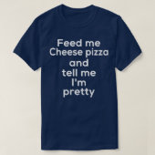 T-shirt Funny Fromage Pizza Italien Nourriture Amoureux Mè (Design devant)