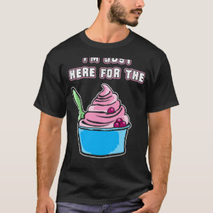 T-shirt Funny Frozen Yogurt Dessin Femme Fille Tee Kids