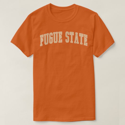 T-shirt Funny Fugue State Vintage (Design devant)