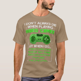 T-shirt Funny Gamer Video Games Gaming Gifts Boys Teenager