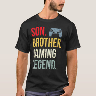 T-shirt Funny Gaming Boys Men Gamer Brother