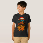 T-shirt Funny Gaming Dad Christmas Outfit Gamer Gift  (Devant entier)