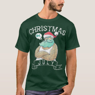 T-shirt Funny Gangster Santa Christmas à July Grumpy Gran