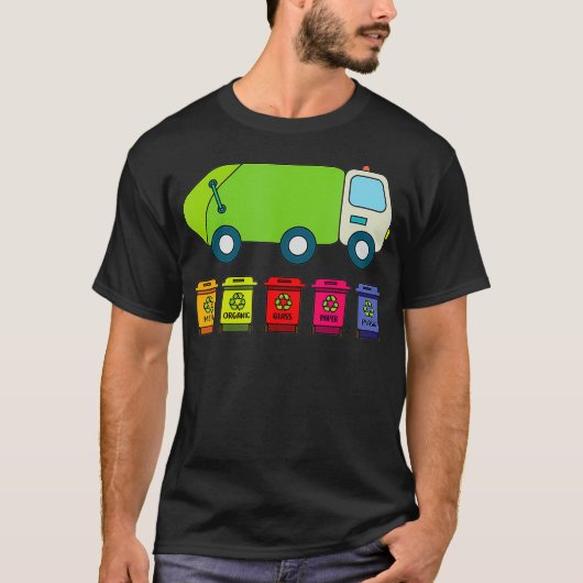 T-shirt Funny Garbage man shirts Environmental Toxits (Devant)