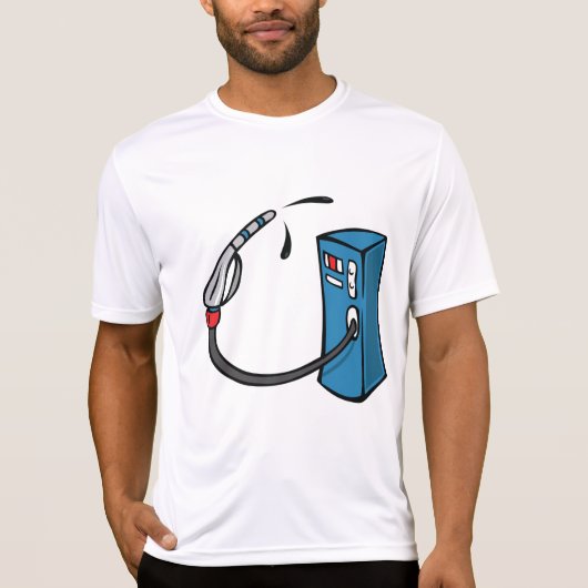 T-shirt Funny Gas Pump Fuel Station (Devant)