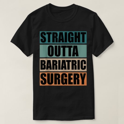 T-shirt Funny Gastric Sleeve Bariatric VSG Surgery Gastric (Design devant)