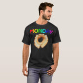 T-shirt Funny Gay Monday Doughnut meme LGBTQ Pride Mois P (Devant entier)