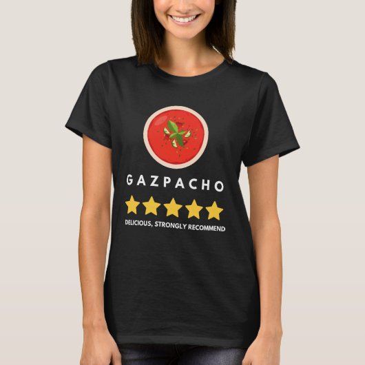 T-shirt Funny Gazpacho Tomato Sou (Devant)