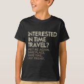 T-shirt Funny Geek Gift Time Travel Paradox  (Devant)