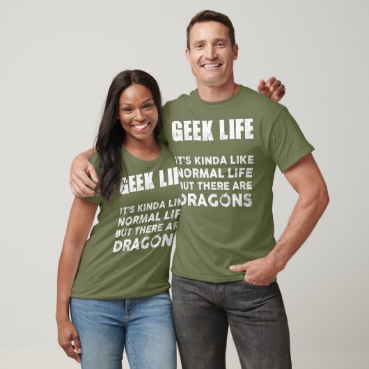 T-shirt Funny Geek Life (Unisexe)