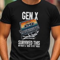 Funny Gen X Survied Tangé Cassette
