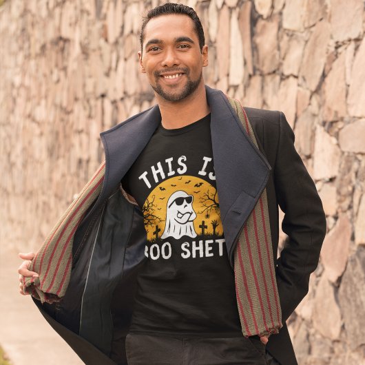 T-shirt Funny Ghost Halloween Phrase