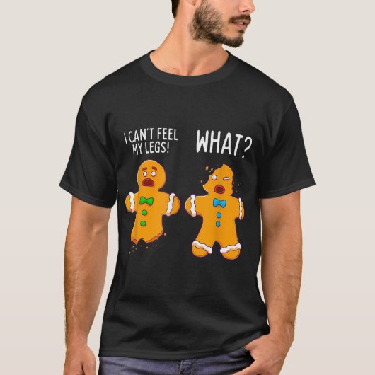 T-shirt Funny Gingerbread Cookie Joke (Devant)