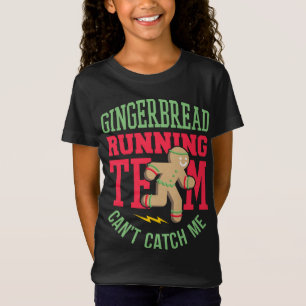 T-Shirt Funny Gingerbread Équipe de course Noël
