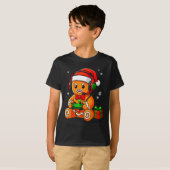 T-shirt Funny Gingerbread Gaming Pjs Pajamas Christmas Xma (Devant entier)