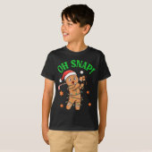 T-shirt Funny Gingerbread Golf Christmas Cookie Oh Snap Sa (Devant entier)
