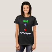 T-shirt Funny Gingerbread Man Christmas Costume (Devant entier)