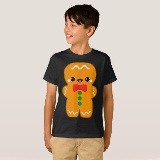 T-shirt Funny Gingerbread Man Christmas Men Women Adult Yo (Devant entier)