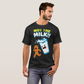 T-shirt Funny Gingerbread Man Not The Milk Pun Cookies Wom (Devant entier)