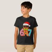 T-shirt Funny Gingerbread Six Seven 67 Ice Cream Drip Chri (Devant entier)