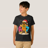 T-shirt Funny Gingerbread Six Seven 67 Ice Cream Drip Chri (Devant entier)