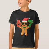 T-shirt Funny Gingerbread Six Seven 67 Ice Cream Drip Chri (Devant)