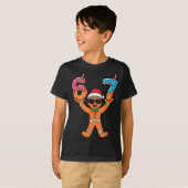 T-shirt Funny Gingerbread Six Seven Meme Christmas Brainro (Devant entier)