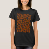 T-shirt Funny Giraffe Pattern Lazy Halloween Costume (Devant)