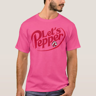 T-shirt Funny Girls Volleyball Let'S Pepper Practice Term