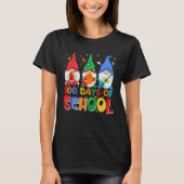 T-shirt Funny Gnome 100 Days Of School Gnomes Teacher Stud (Devant)