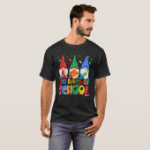 T-shirt Funny Gnome 100 Days Of School Gnomes Teacher Stud (Devant entier)