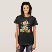 T-shirt Funny Gnome Autism Awareness Happy Easter Day Bunn (Devant entier)