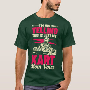 T-shirt Funny Go Kart Racing Maman Mère Cadeau