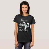 T-shirt FUNNY GOAT DIT : | Crazy Goat Lady Cool Pastels (Devant entier)