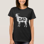 T-shirt Funny Goat Gift Dad Sarcastic Graphic  (Devant)