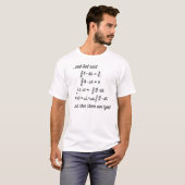 T-shirt Funny God Said Maxwell's Equations and Then There  (Devant entier)