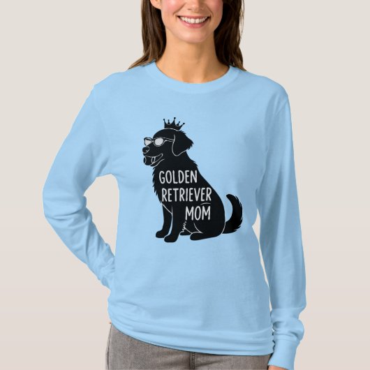 T-shirt Funny Golden Retriever Maman | Chien mignon avec c (Devant)