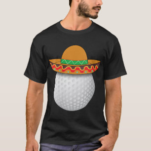 T-shirt Funny Golf Ball Mexicain Sports Cinco De Mayo Mexi