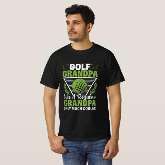 T-Shirt Funny Golf Grand-Père (Devant entier)