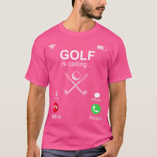 T-shirt Funny Golf Mon Golf Club Appelle Golf Player