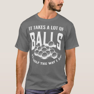 T-shirt Funny Golf Pun fait des balles de golf Golf Golf P